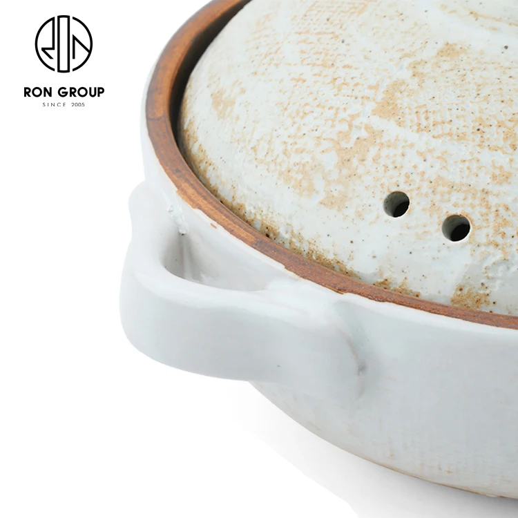 Ceramic Casserole Japanese Clay Cooking Pots Kitchen Soup Food Warmer Cookware Sets Hotel Catering Hot Casseroles Pot With Lid