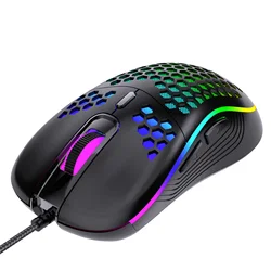 Top Selling mouse Computer Accessories Lightweight Honeycomb Gamer Programable USB Wired Gaming Mouse