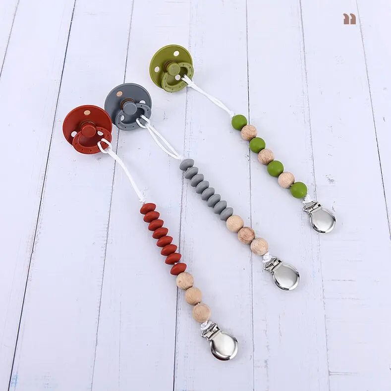 Candy Color Baby PP Pacifier Portable For Baby Pacifier Baby Pacifier Can Be Add logo Wholesale Liquid Silicone