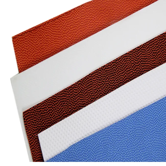 Artificial Leather PU Basketball Microfiber Leather Material PVC Leather For Soccerball