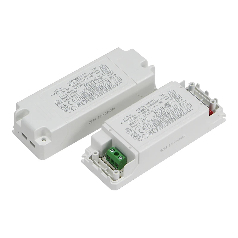 FLS-12-350-10LA 12 Вт 120MA 150MA 200MA 300MA DALI Диммируемый светодиодный драйвер постоянного