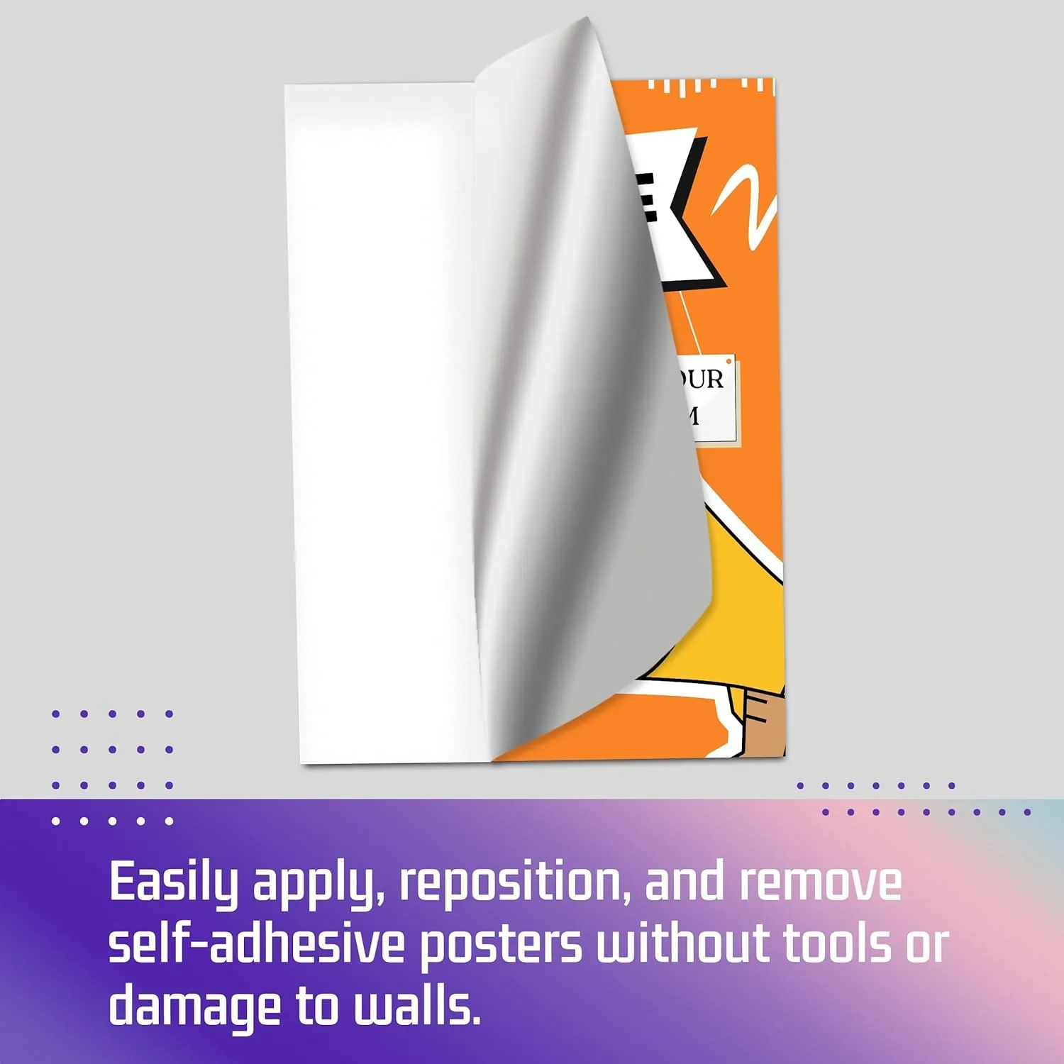 BIGIMAGE Wholesale Custom Printed Wall Art Poster Color Advertising Photo Movie Music Business Film Kraft Paper Cardboard