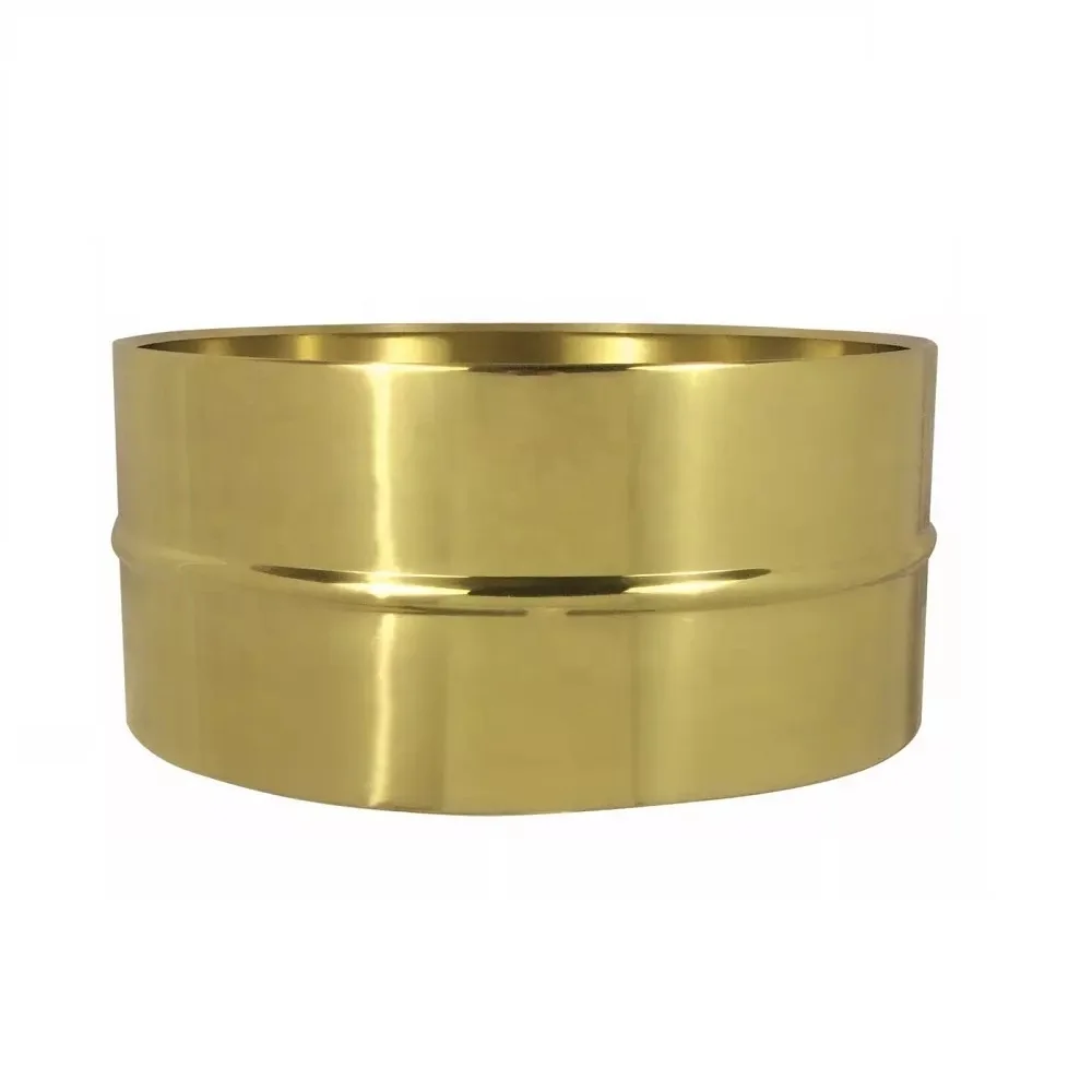 Hot metal spinning copper drum parts/ accessories with bead