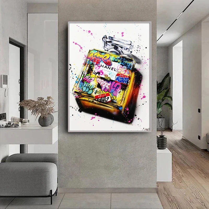 dropshipping High Quality 100% hand-painted graffiti art Modern Art Painting canvas oil Painting