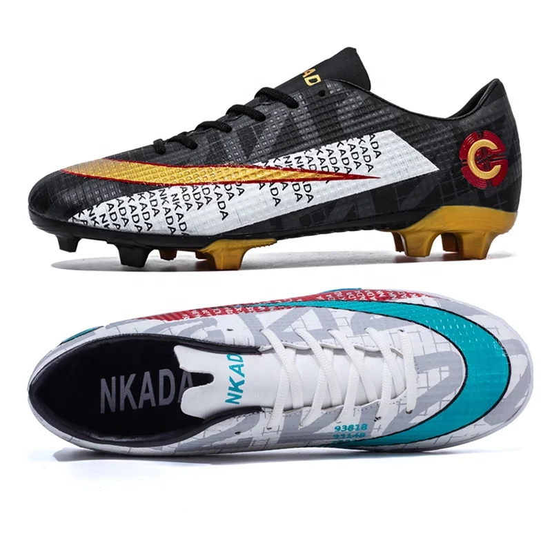 Professional Soccer Trainers Shoes Factory Wholesale Black Football Shoes Soccer Boot Men Futsal Football Boots Shoes Soccer Wis