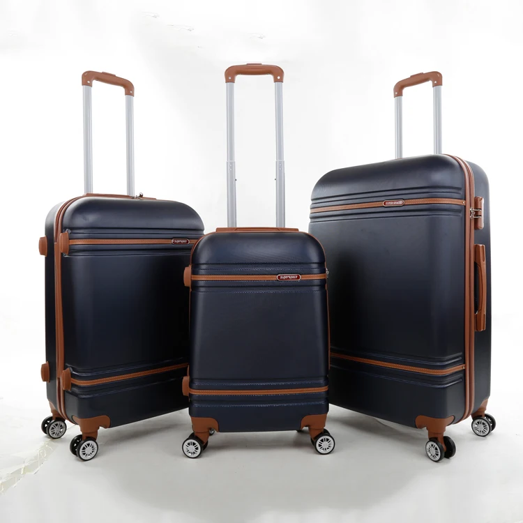 ABS smart travelling hand bags carry on travel bags cabin luggage suitcase set trolly bags sets custom hard spinner luggage