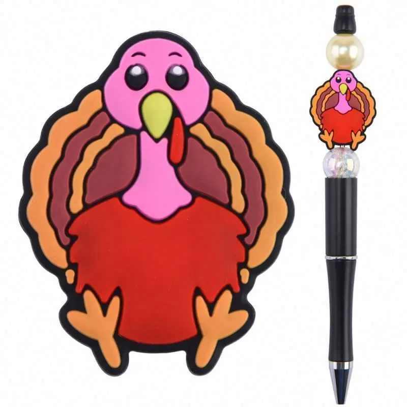 Wholesale Of New Materials silicone beaded lanyard tutorial ew kids Black charms Butterfly Kids Customizable Accessories