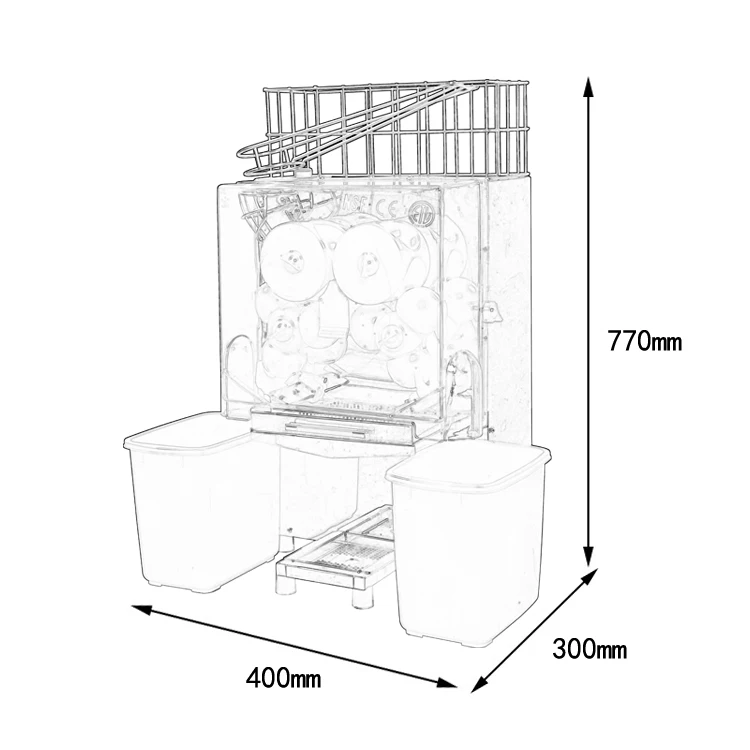 Large Automatic juicer machine commercial Industrial pomegranate juicer lemon juicer For Shop