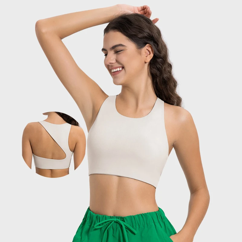 Sports Bra Running Yoga Fitness Shockproof Unique Design On The Back Bra Gym Shark Sports Bra For Girls