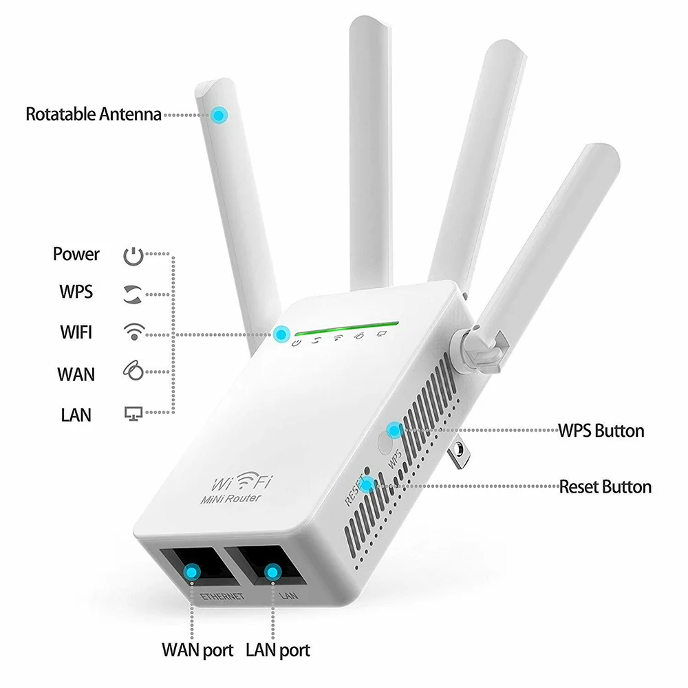 High Quality Mifis Pocket 4G Lte Repeater Hotspot Router Factory Wireless Wifi Repeater Factory Direct