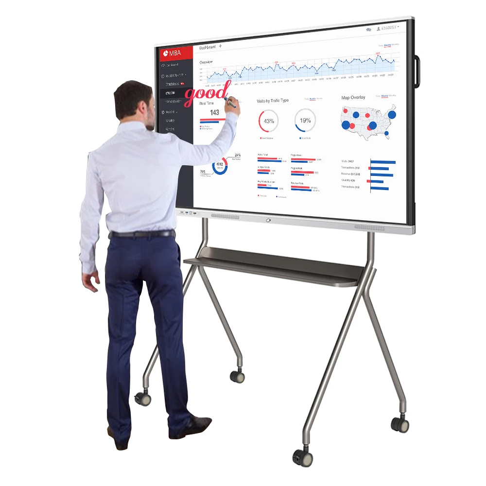 Best selling touch education electronic interactive whiteboard interactive smart digital board