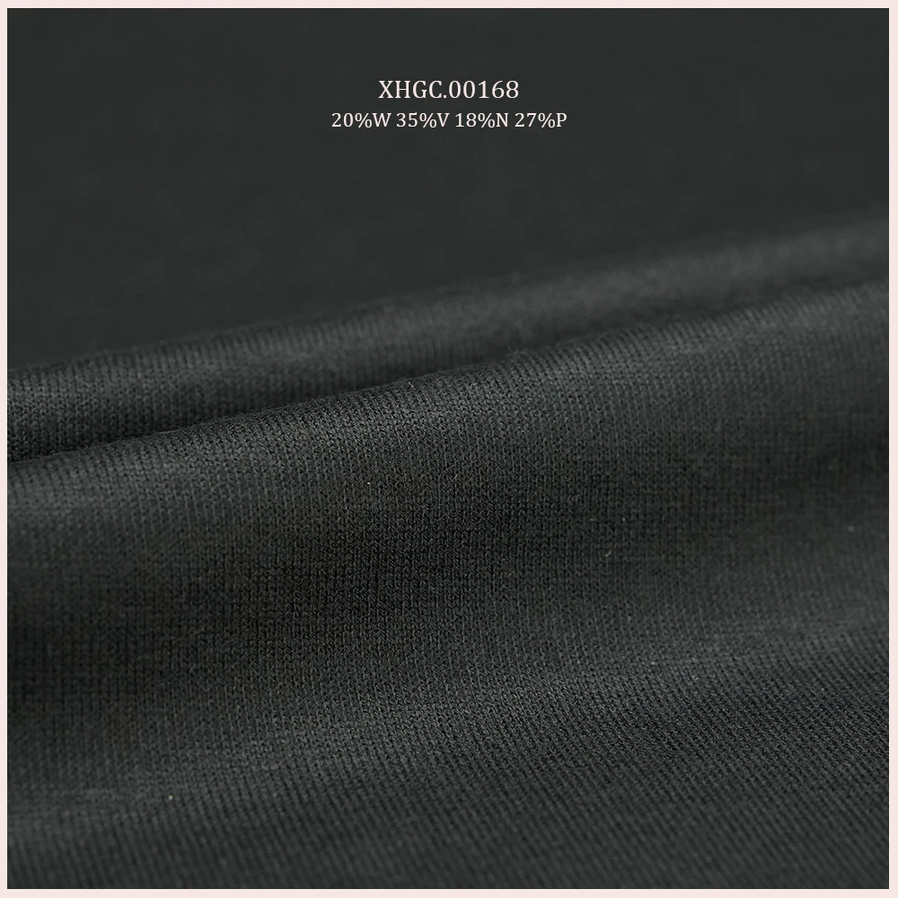 Natural Stretch Organic Sport Fabric Merino Wool Blend Knitted Fabric For Sportswear Sweater Sweatpants