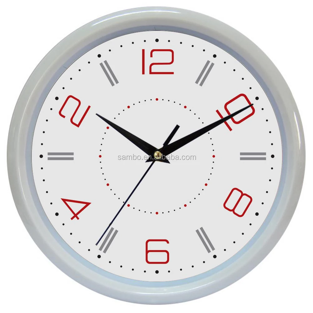 Business Gift Reverse Wall Clock Design