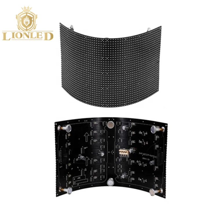 Lionled 320*160 RX2 1/40 Scan 4-layer PCB Board Hot Style Led Video Wall Soft Digital Sign Display Indoor Flex LED Screen
