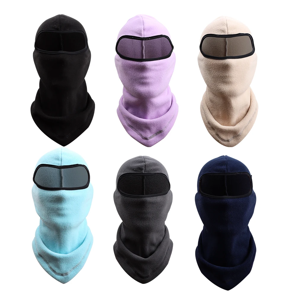 Daily Commute Knit Balaclava Thermal Fleece Balaclava Hood Breathable Cycling Balaclava Outdoor