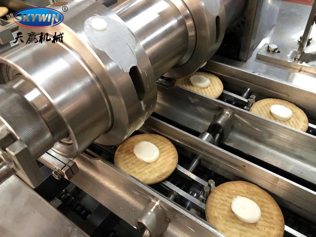 Automatic Ice Cream Sandwich Biscuit Cookie Making Machine Bakery Equipment Factory