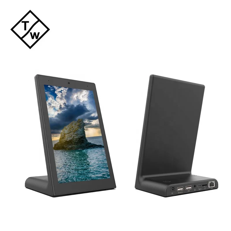 Desktop Android 6.0 Tablet 8 inch LCD Panel AIO for Advertising