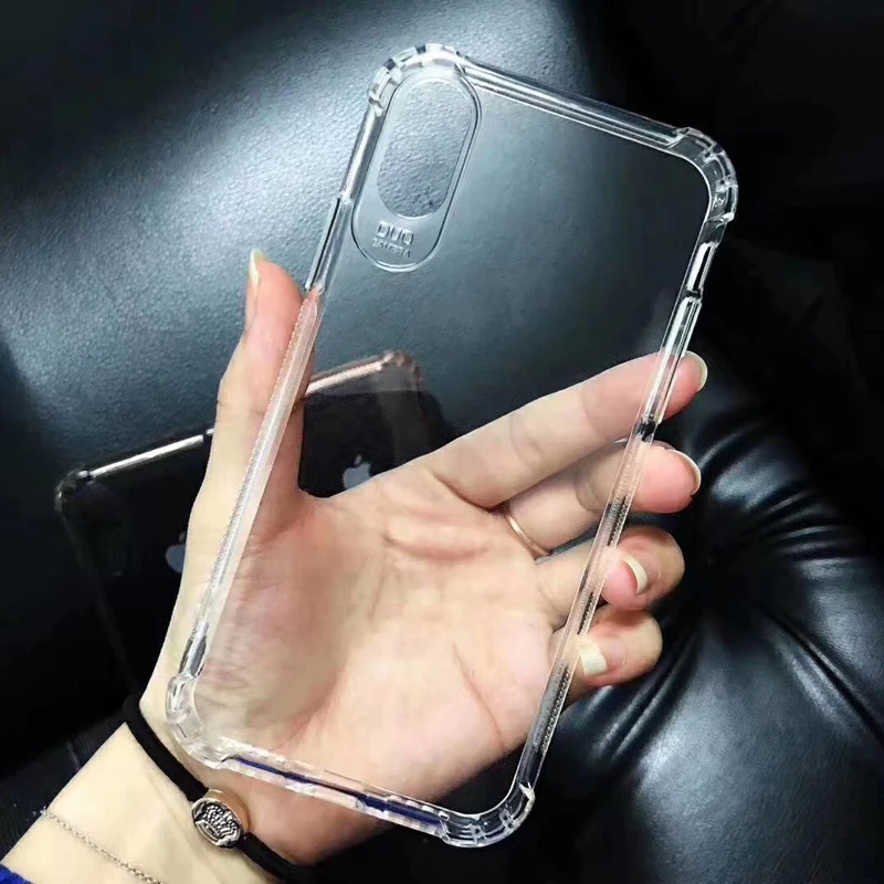 Truning Sound Soft TPU Phone Case For Samsung S8 Covers Dust-proof Air Bags Crashproof Mobilephone TPU Case For S10 Covers