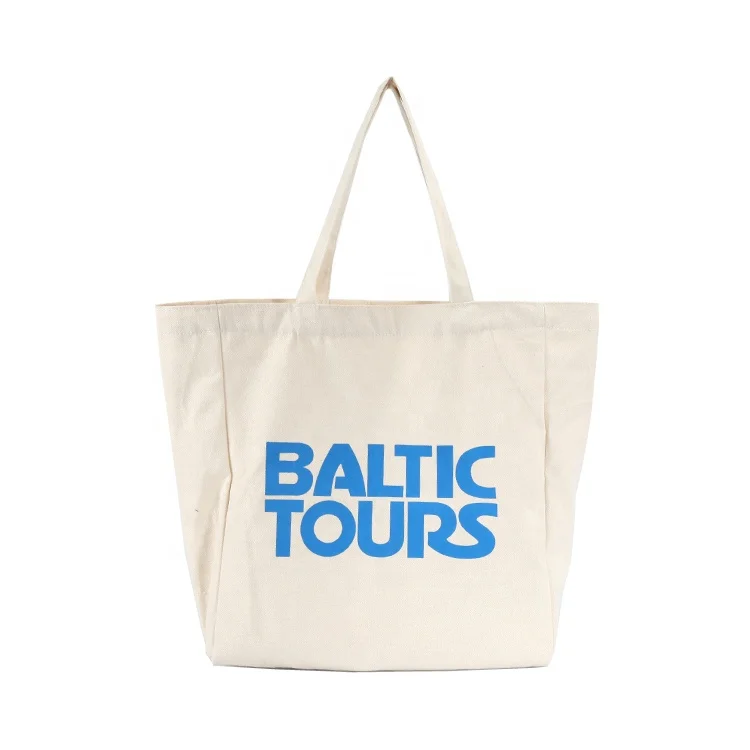 
blank or custom printed hemp canvas duffle tote bag of big size 