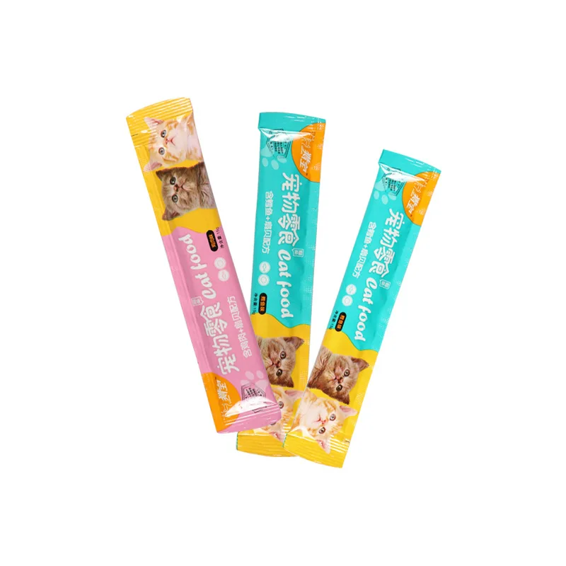 2022 wholesale Cat Puree Salmon&chicken cream snack pet treats cat treat snack wet food, cat and dog treats, cat liquid snack