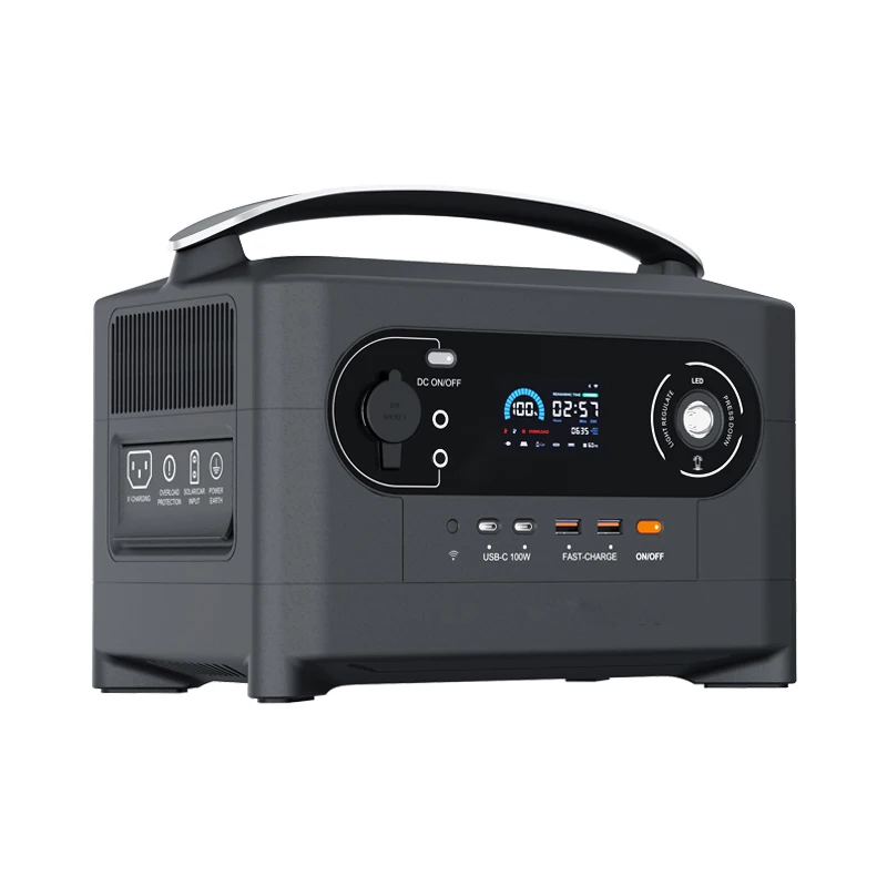 Power Supply With UPS Portable Home Energy Storage 700w UPS Emergency Power Supply Portable Power Station