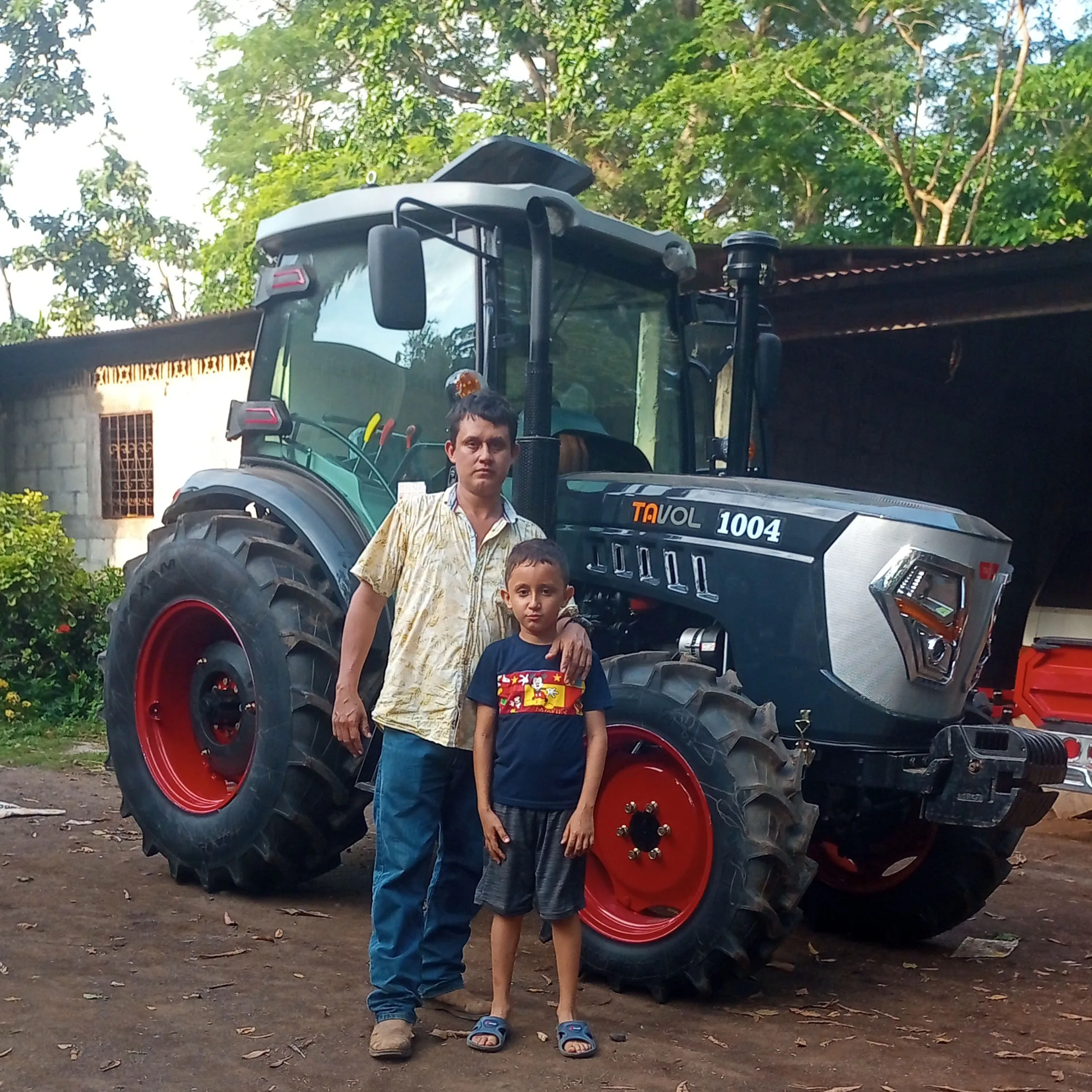 Farm popular new style Tavol 80hp 90hp 100hp small garden farm tractors agriculture tracteur machinery compact tractor for sale