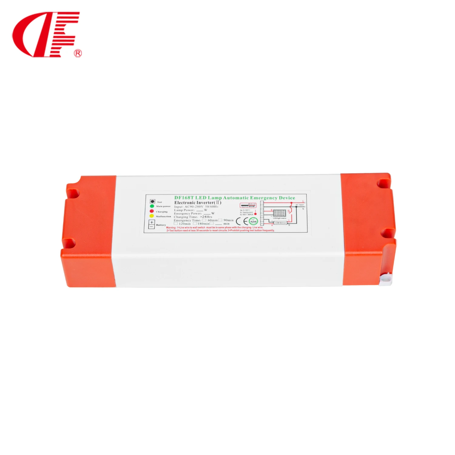 Новый стиль светодиодный аварийный источник питания DF518TD выходное напряжение DC180-300V совпадает с неизолированными драйверами