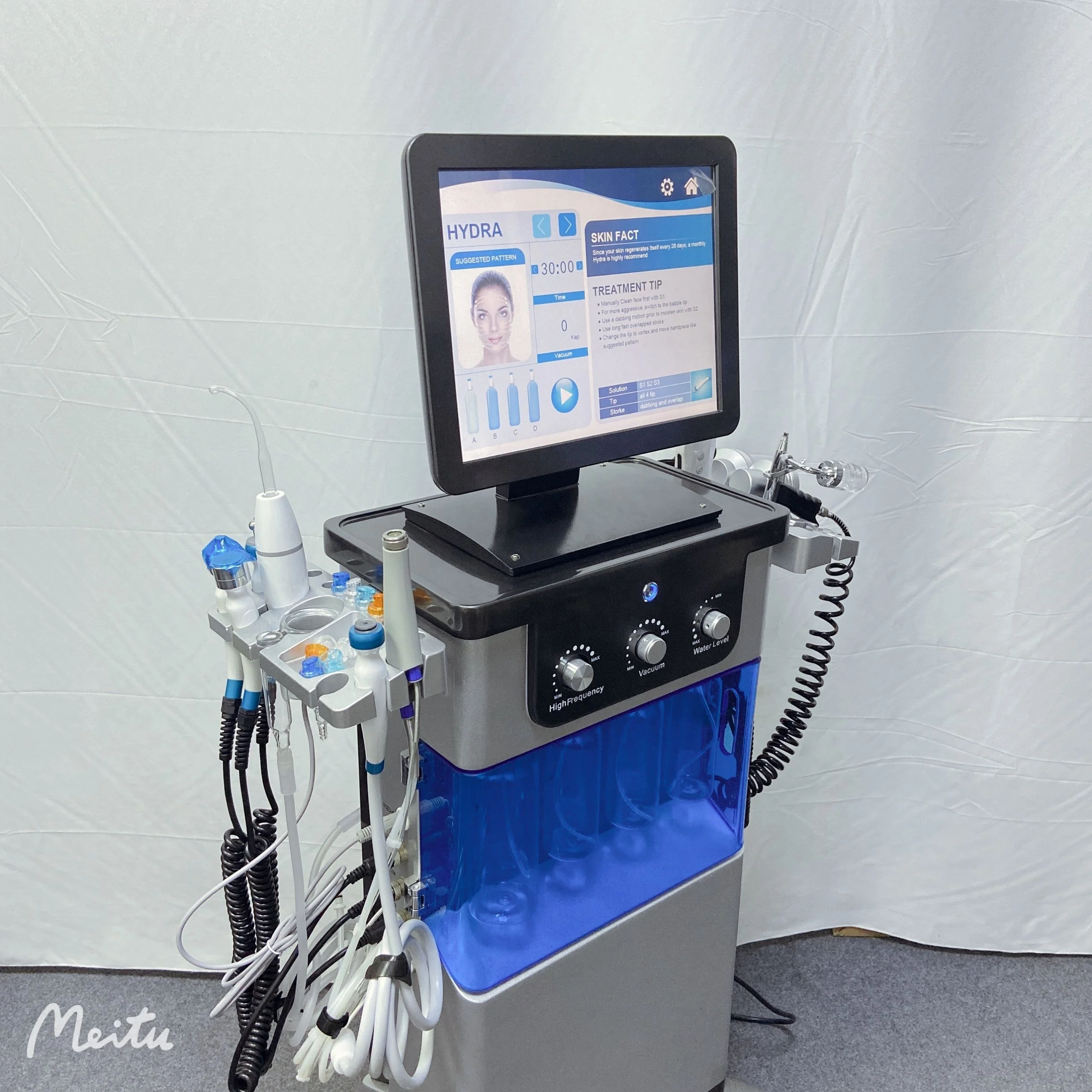 Hydra Hydrofacy аппарат для микродермабразии и кислородной пилинга усовершенствованное алмазное устройство лица 14 в 1