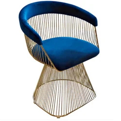 Hot sale hotel metal steel modern luxury velvet leisure chair