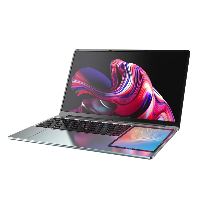 laptop i9 i7 laptop OEM 15.6 inch + 7 inch Touch Dual Screen 16GB 1TB SSD Intel Celeron Processor N100 N95 N5095 Business laptop