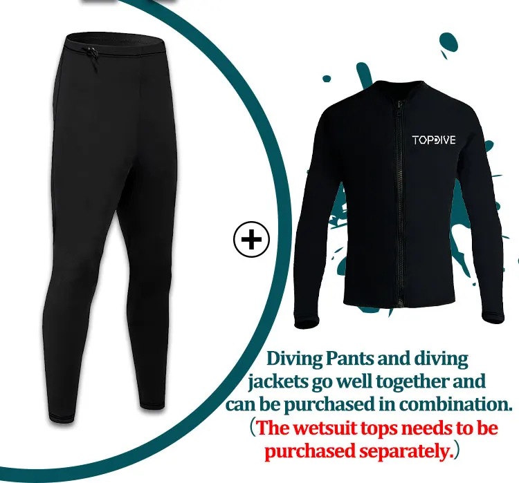 1.5mm Diving Pants Men Snorkeling Pants Sailing Surfing Swimming Pants Neoprene Wetsuit