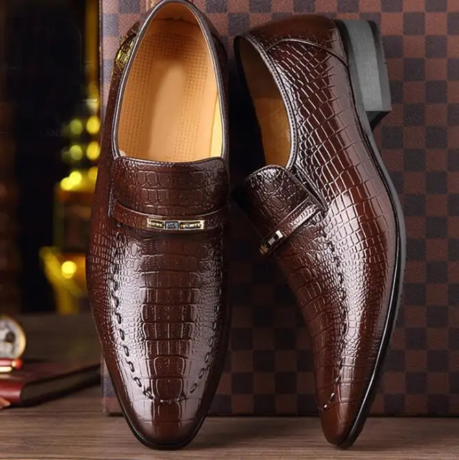 Высококачественные роскошные мужские кожаные туфли большого размера с низким верхом, мужские повседневные туфли из тисненой кожи