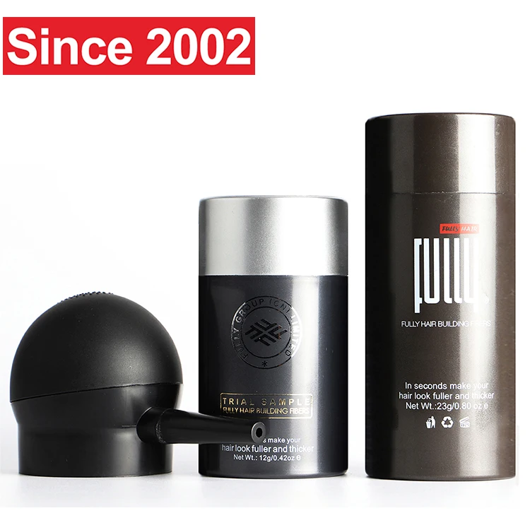 OEM Private Label Manufacturer Cover Hair Loss FULLY 2nd Generation Plant Keratin Hair Building Fibers