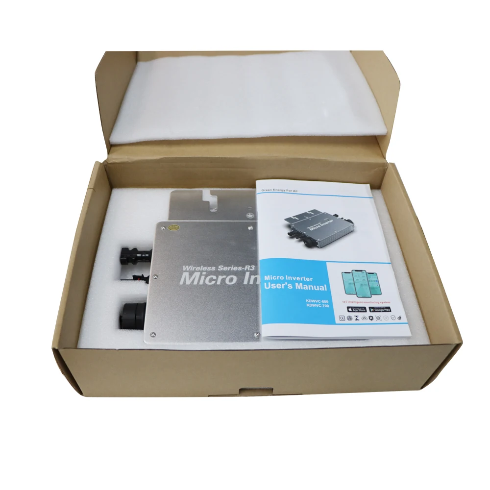 Hot Sale Micro Inverter 600W PV On Grid Tie Solar Panel System Balcony Solar System 1200w Grid Tie MPPT Solar  Microinverter