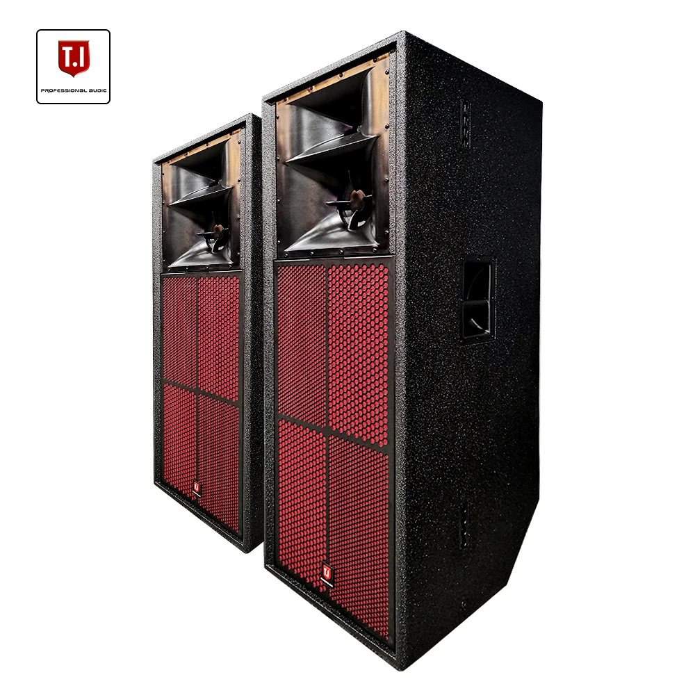 Double 15 Inch Woofer Three Way pa System Full Range Speaker Mid-long Distance Neodymium Driver Audio Loudspeaker