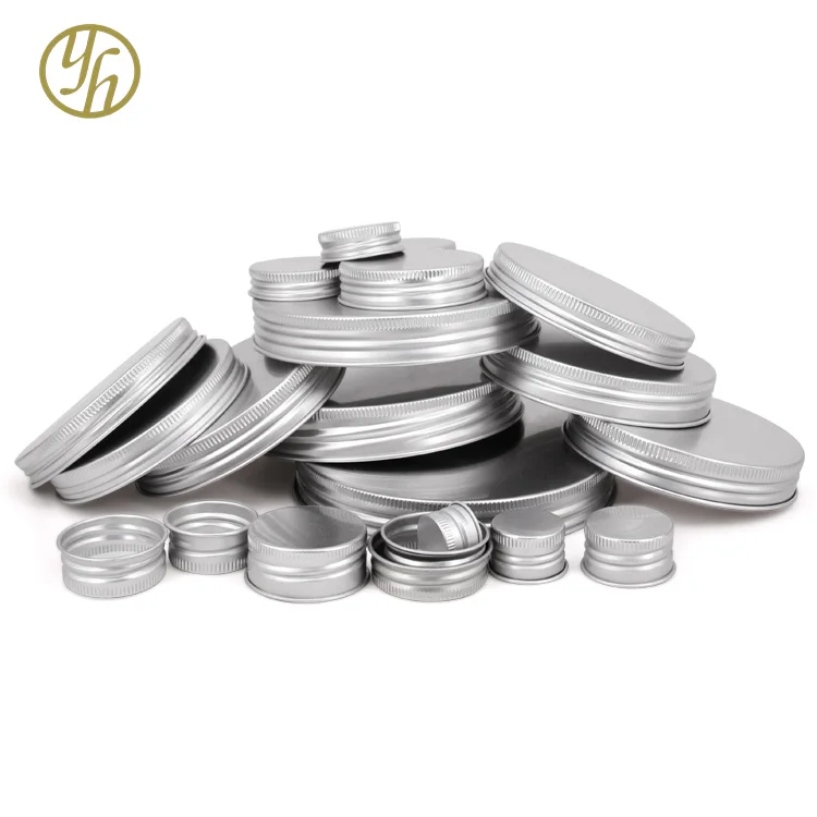 wholesale custom metal candle lid aluminium metal screw metal Lids