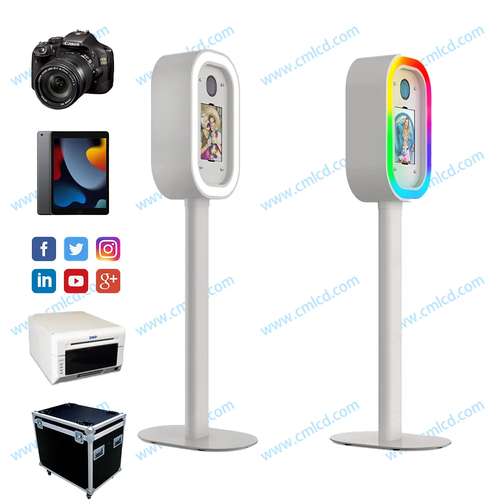 Panic Buying mini vogue photobooth for Wedding Grad Party Prom Season Events Photo Booth with flight case photobooth