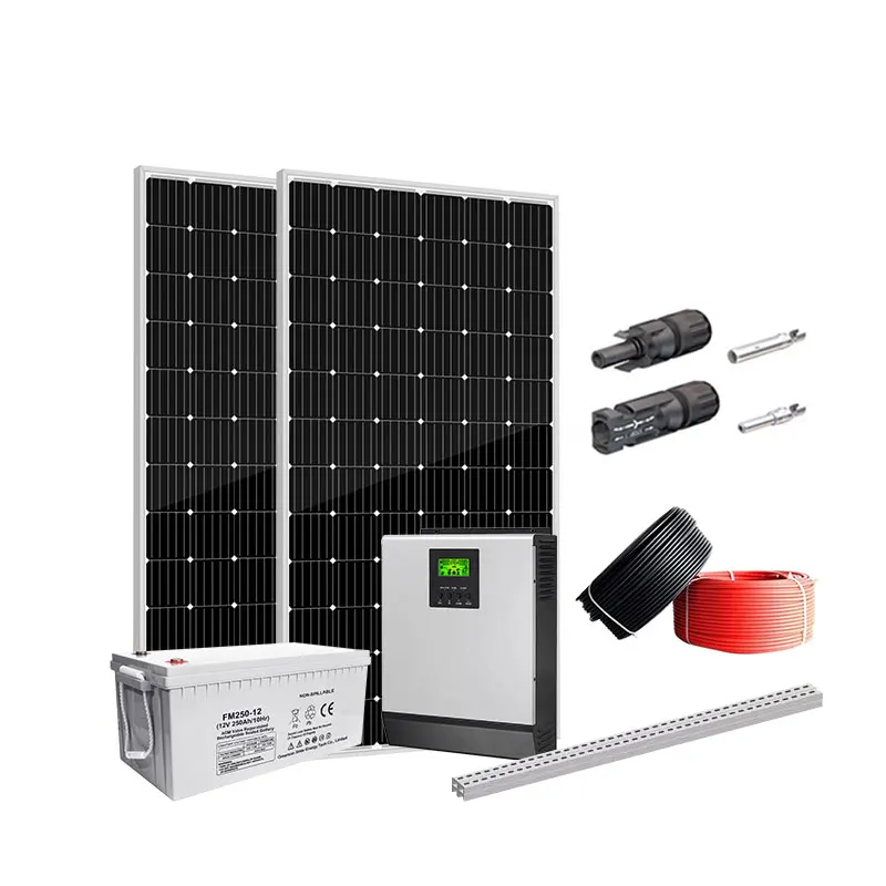 
Complete Solar Energy System Home 3 KW Off Grid Hybrid Solar Power Panel System 