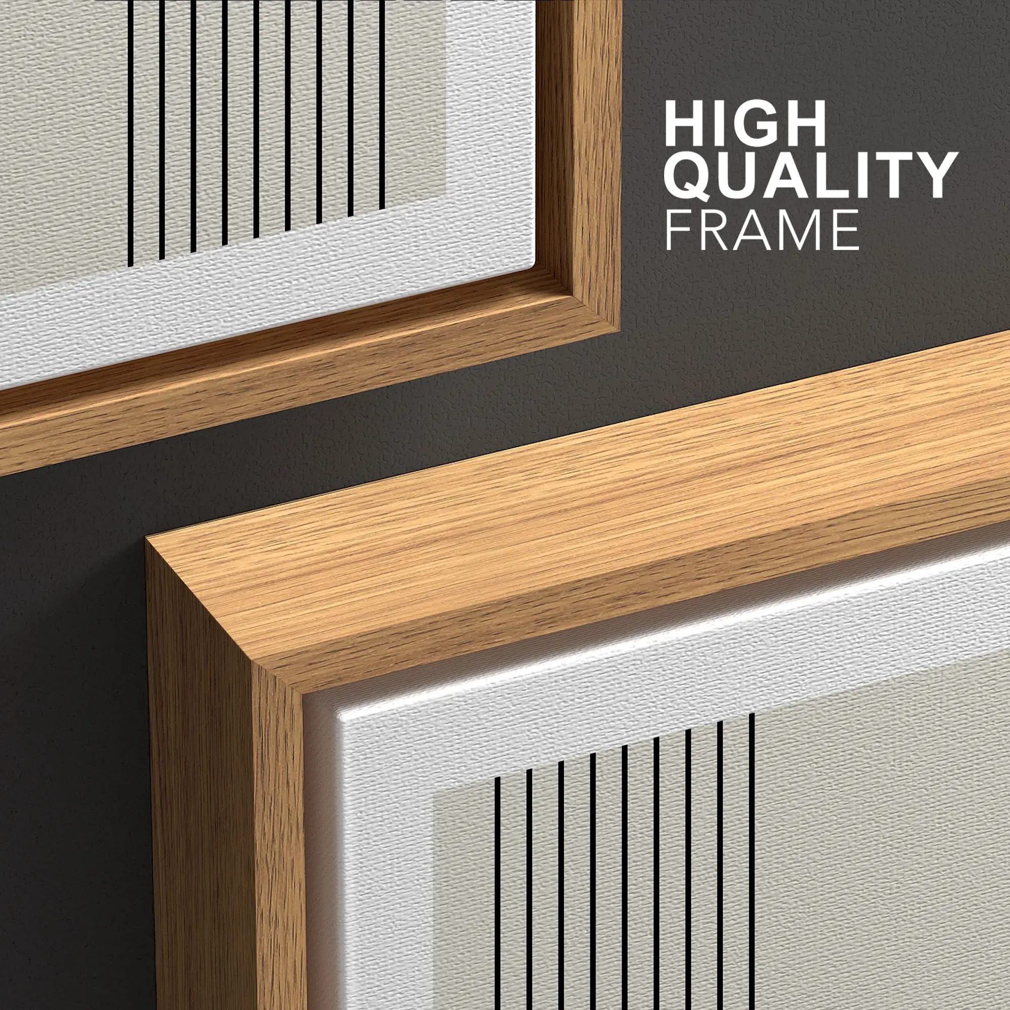 Framed Wall Art Print Set Black Dots with Swirling Line Abstract Patterns Digital Art Modern Art Bohemian Wall Painting