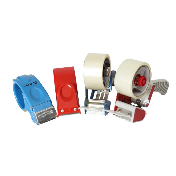 dispenser heavy duty single roll manual plastic bopp sticky 4 inch large custom tape packing print