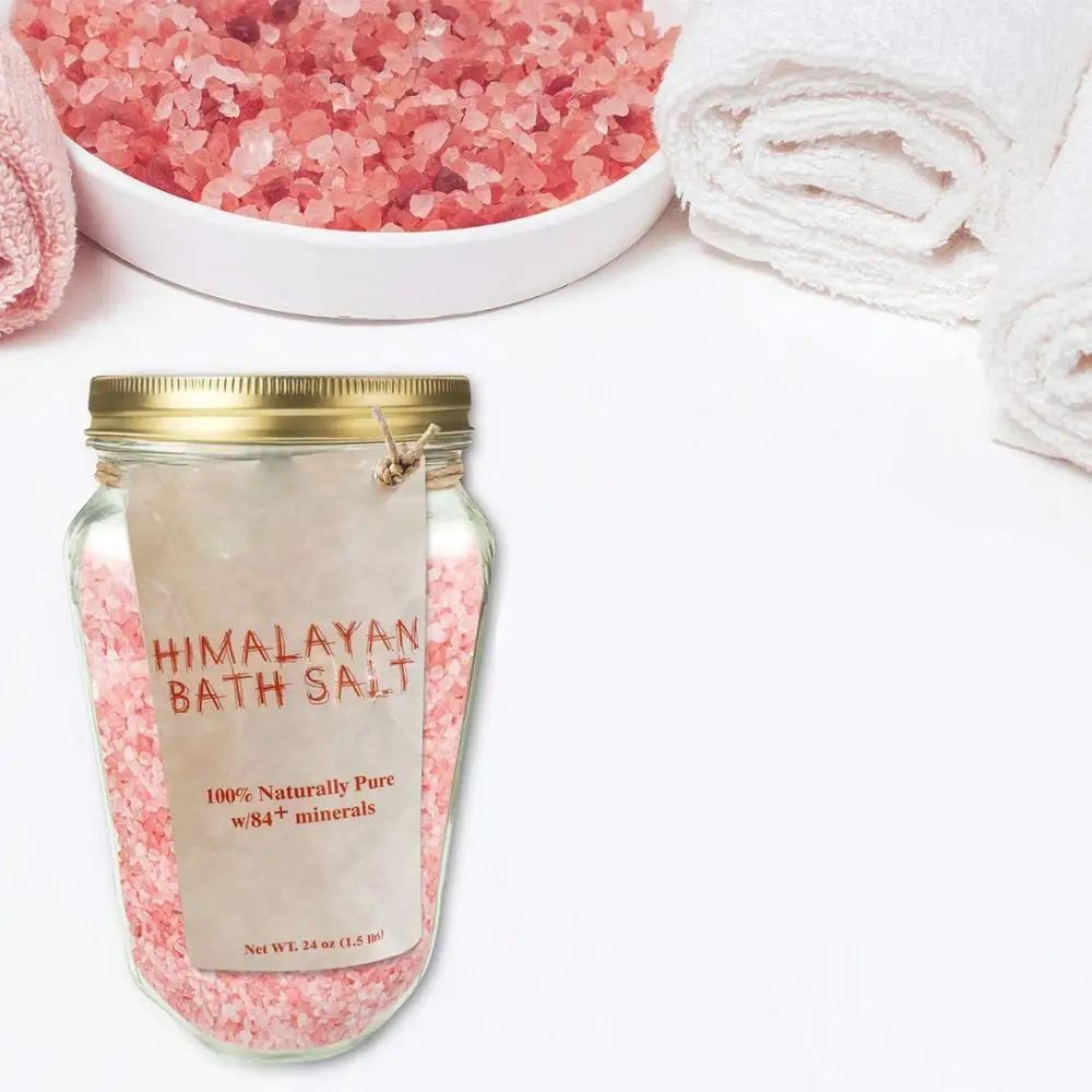 
Himalayan Natural Bath Detox Salt , Himalayan Bath Spa Natural Pink Salt Natural Rock Salt Scent Customized 5 Years Adults 99.9% 