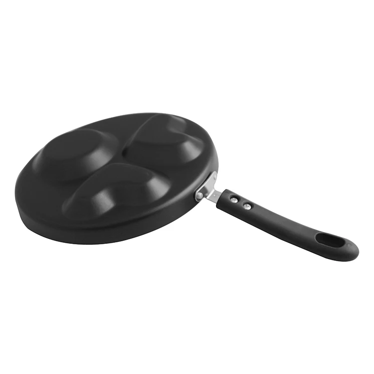 Cheap heart shape mini breakfast non-stick pancake egg frying pan