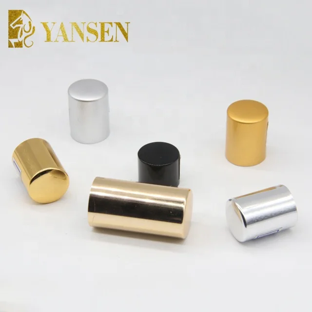 custom logo metal screw aluminum screw cap with pp wholesale aluminum lid