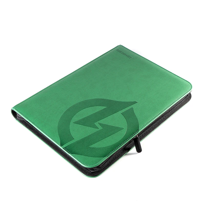 360 Pockets PU Leather Collector Side Loading Pocket Binder For Sport Custom Trading Card Binder Photo Card Album Folder