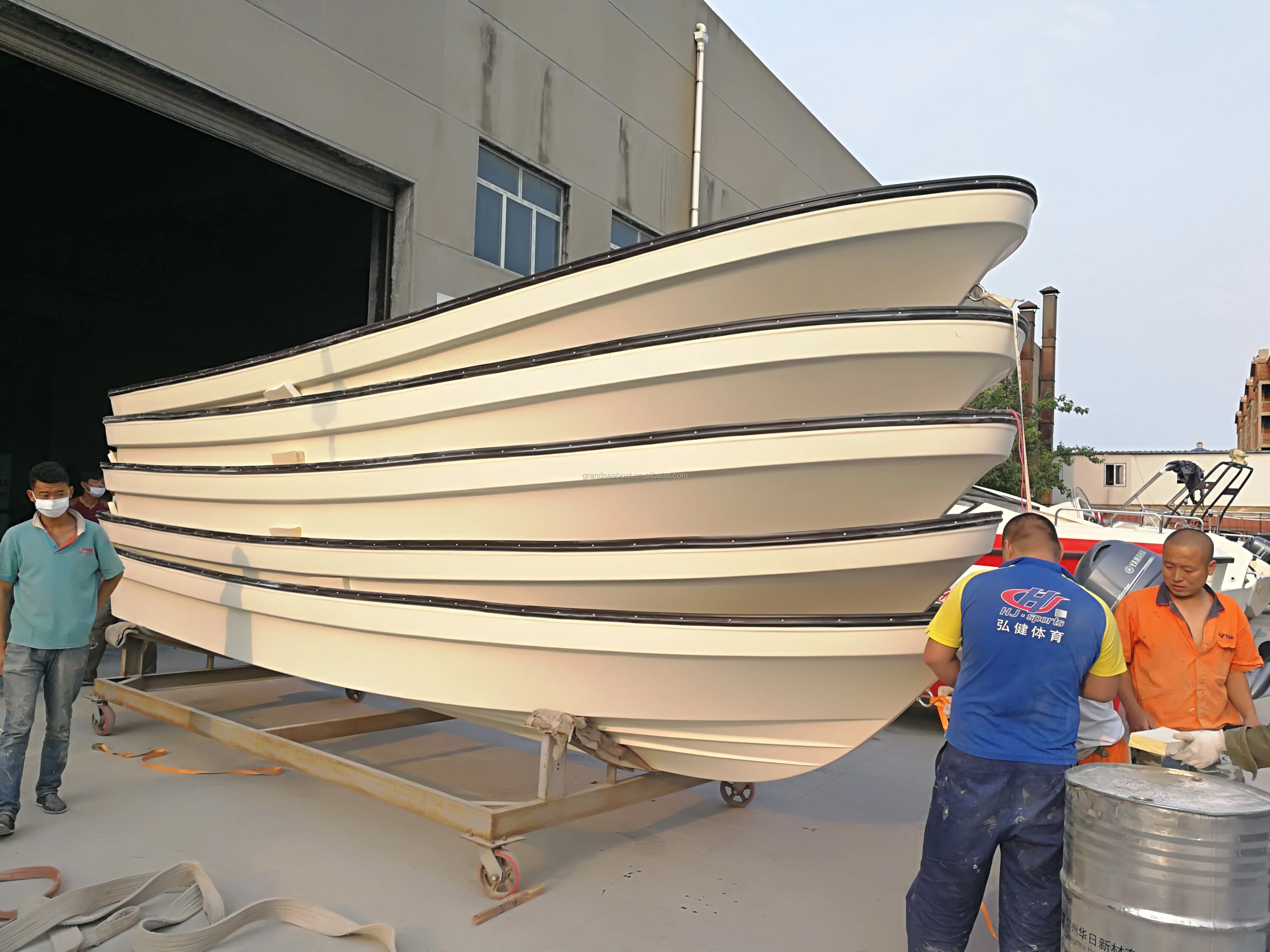 Grandsea 26ft 7.9m Fiberglass Sea Farm Panga Work Boat for Sale