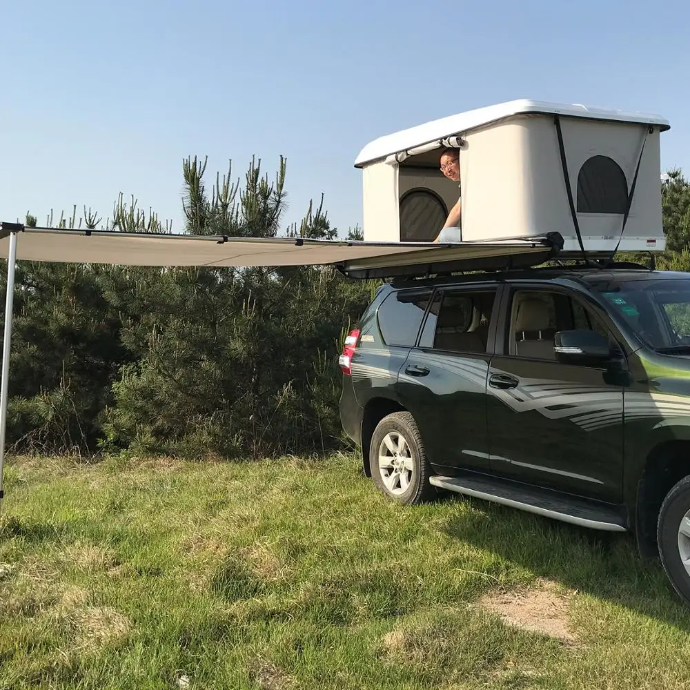 
Factory Direct 3-4 persons Best Glass Fiber folding Hard Shell Roof Top Tent 