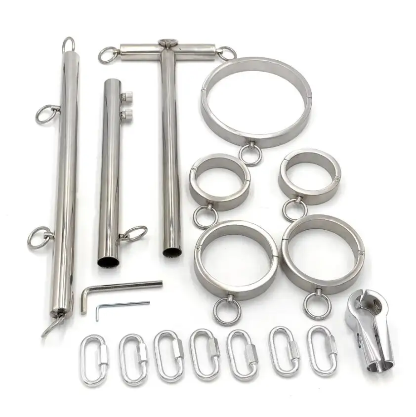 I Like MELO SM collar handcuffs and foot cuffs adult toys stainless steel sex toys men and women wholesale of adult toys%