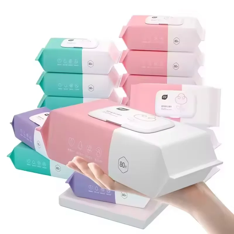 OEM Bulk ECO Friendly Pam&pers Baby Sensitive Based Diaper Eco-friendly Non-woven Spun Lace Unscented Wet Water Wipes