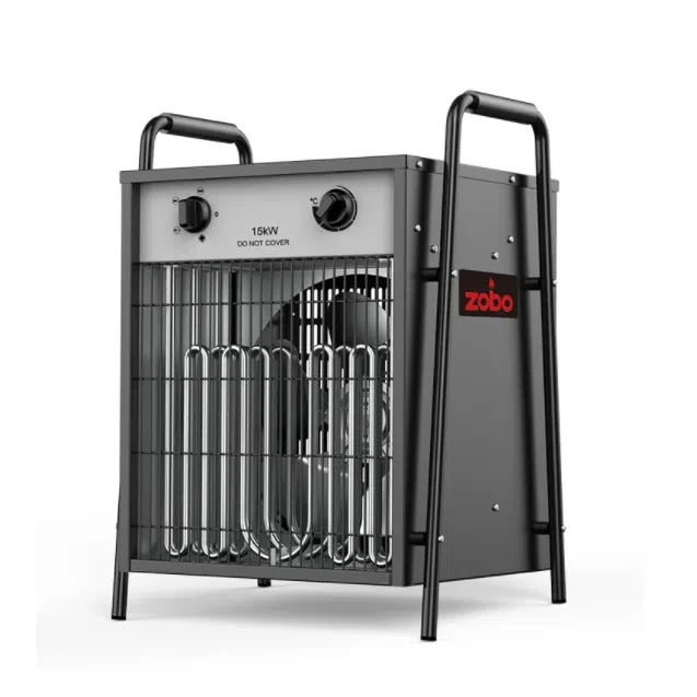 5kw 10kw 15kw poultry electric brooder space air heater electric fan heater For Poultry Garage Greenhouse Workshop industrial