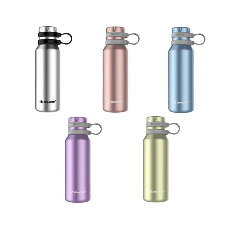 Спортивная термобутылка для воды из нержавеющей стали вакуумные фляжки сохранения питьевой горячая холодная прямая чашка бутылка под заказ